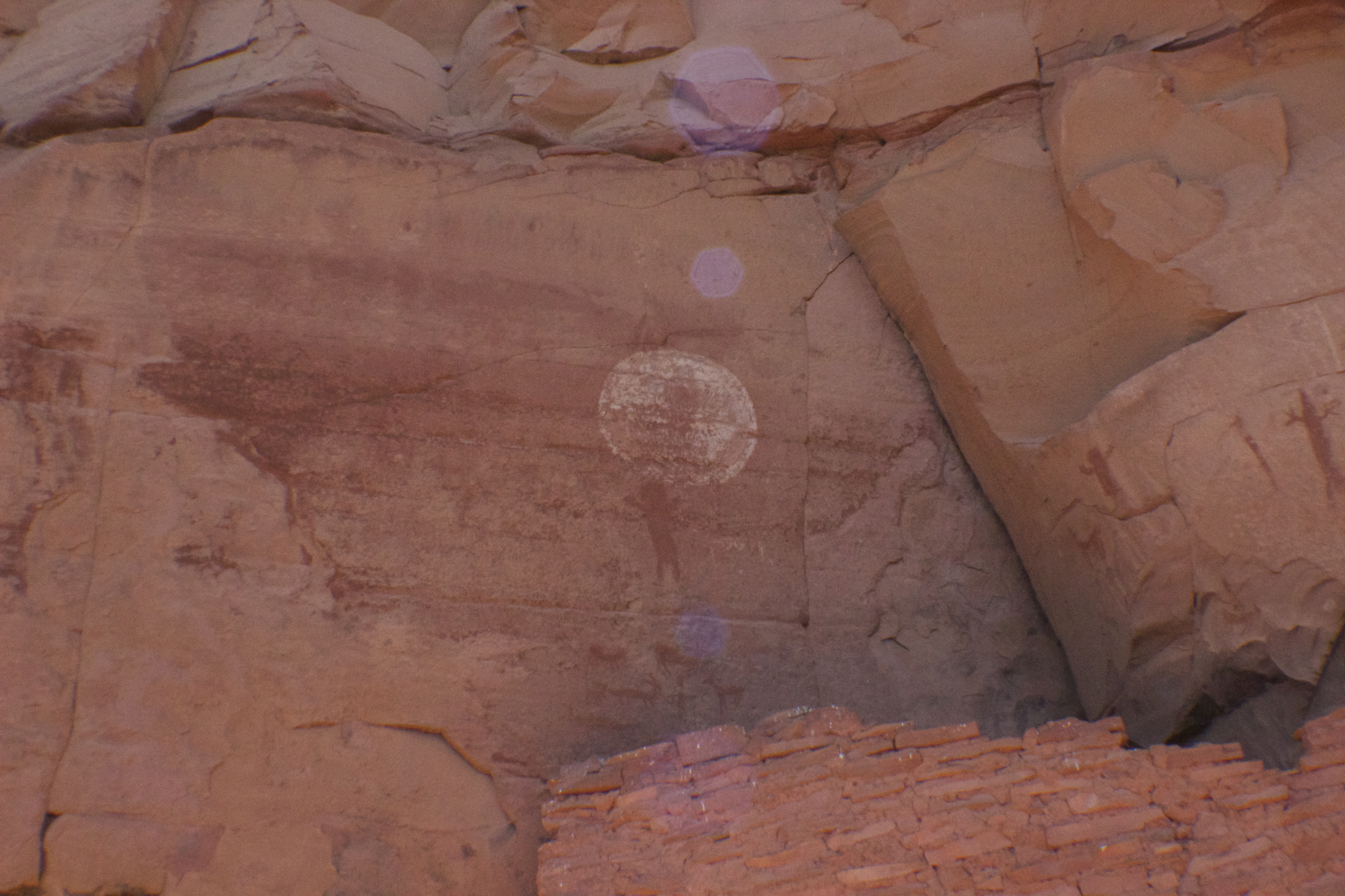Orbs at the Indian ruins in Sedona, AZ