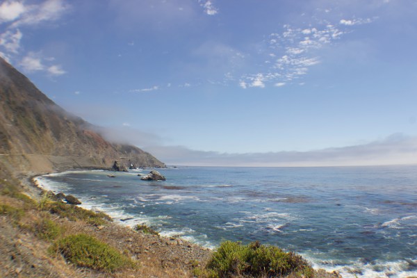 After the marine layer left this is what was revealed. It's hard to remember in general when things in life are a little foggy that there are blue skies just on the other side. 